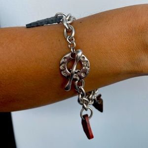 Sterling Silver and Stones Women Bracelet